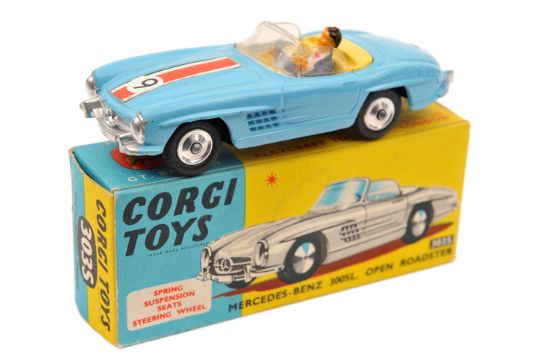 corgi toys mercedes 300sl roadster