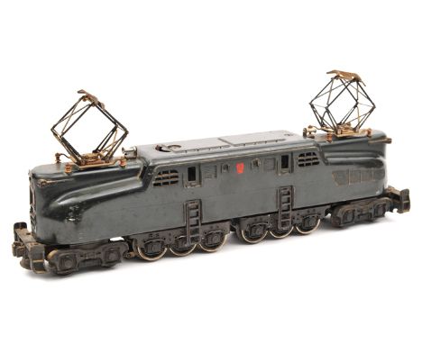 A rare Lionel O gauge 3-rail electric Pennsylvania 4-6-6-4 North American mainline locomotive. RN 2332 in dark green livery w