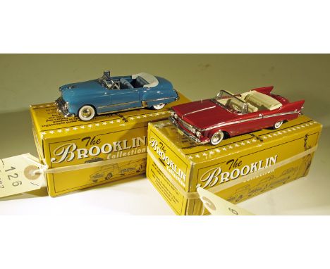 2 Brooklin models. 1961 Chrysler Imperial Crown Convertible (BRK67A). In metallic maroon with tan interior, B.C.C. (Brooklin 