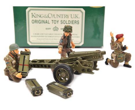 King & Country Arnhem’44 A Bridge Too Far, British 1st Airborne Division soldiers, “The Gunners” set No.4 A limited set of 50