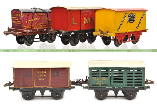 hornby o gauge tinplate wagons