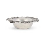 AN AMERICAN SILVER SHAPED CIRCULAR BOWL