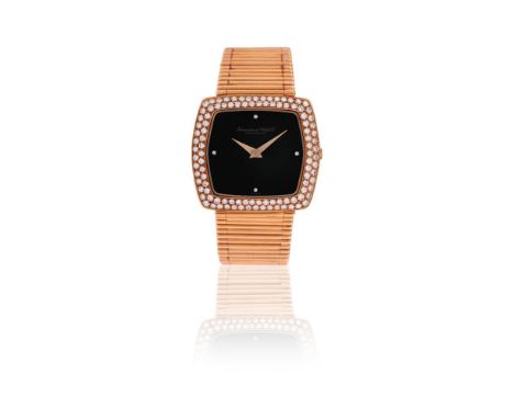 INTERNATIONAL WATCH CO. (IWC), REF. 2264.184A GOLD COLOURED AND DIAMOND BRACELET WATCH, CIRCA 1970Movement: Cal. 1852, manual