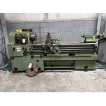 Hwacheon HL-460 Engine Lathe, 9" Seoam 3 Jaw Chuck, 2" Bore, 55" Distance Between Center, 4 Station