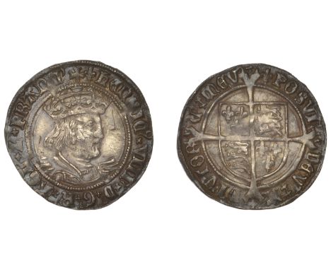 Henry VIII (1509-1547), Second coinage, Groat, Tower, mm. lis, bust D, 2.67g/10h (Whitton (iv); N 1797; S 2337E). A few light