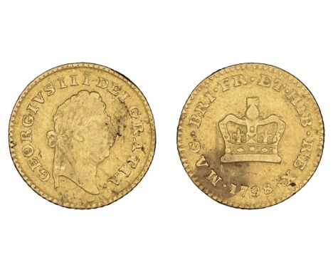 George III (1760-1820), Pre-1816 issues, Third-Guinea, 1798, first bust (EGC 868; S 3738). Good fine £120-£150