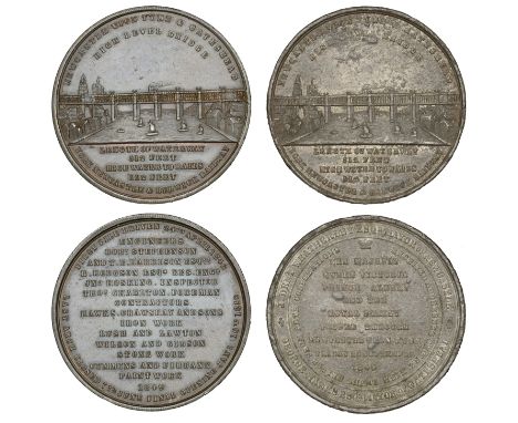 Queen Victoria’s Visit to Newcastle and Gateshead, 1849, a white metal medal, unsigned, 45mm (W & E 575A.1; BHM 2341; Moyaux 