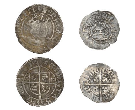 Henry VIII, Second coinage, Halfgroat, Canterbury, Abp Warham, mm. Warham’s uncertain mark, wa by shield, 1.06g/12h (N 1802; 