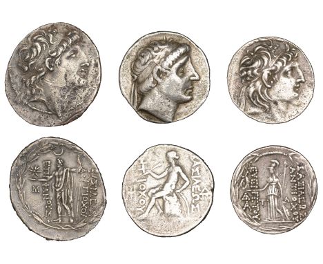 Greek Coinages, SELEUKID KINGS OF SYRIA, Antiochos I (281-261), Tetradrachm, Seleucia-on-the-Tigris, c. 278-261, diademed bus