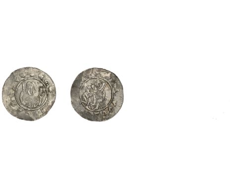 Bohemia, Vladislav I (First reign, 1109-1117), Denar, 0.86g/5h (Cach 543; Frynas B.14.8). Margins partly flat, otherwise good