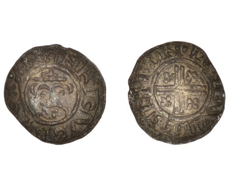 Richard I (1189-1199), Penny, class IVb, London, Willelm, willelm · on · lvn, five spaced pellets to crown, 1.32g/5h (SCBI Ma