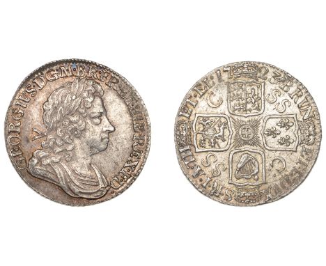 George I (1714-1727), Shilling, 1723 ssc, first bust (ESC 1586; S 3647). Better than extremely fine, lightly toned £200-£260