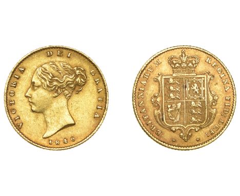 Victoria (1837-1901), Half-Sovereign, 1849 (M 423; S 3859). Light surface marks, otherwise good very fine £300-£400