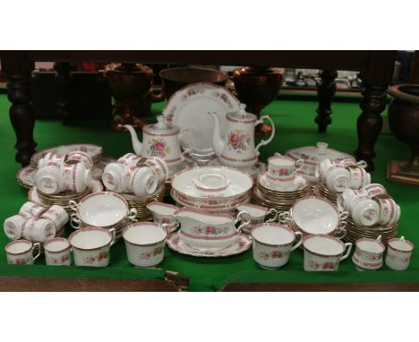 An extensive Queens bone china tea/dinner service decorated in The Richmond pattern.