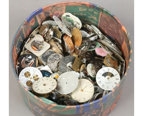 A quantity of assorted watch movements including manual and digital.