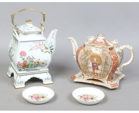 A collection of mixed ceramics to include Royal Worcester, Victorian aesthetic movement teapot and stand etc.