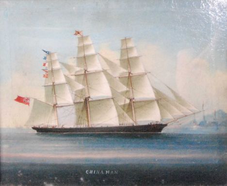 19th century English school - The Chinaman, oil on canvas, 32 x 39.5cmCondition report: Four patch repairs verso.