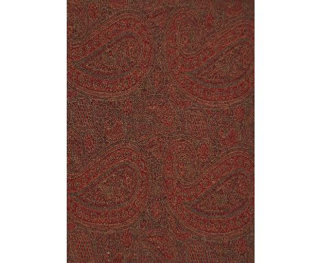 TEXTILES. A PAISLEY SHAWL, APPROXIMATELY 200 X 233CM Condition reportGood condition, no apparent or significant damage