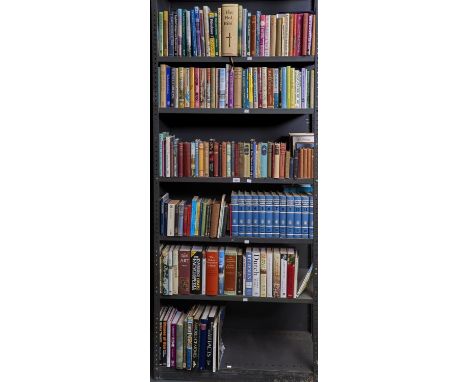 SIX SHELVES OF BOOKS, MISCELLANEOUS GENERAL SHELF STOCK, TO INCLUDE POLITIAL AND OTHER BIOGRAPHY, TRAVEL, NATURAL HISTORY AND