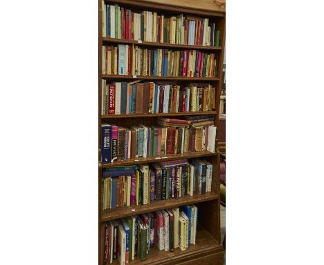 SIX SHELVES OF BOOKS, MISCELLANEOUS SHELF STOCK, TO INCLUDE LITERATURE AND LITERARY BIOGRAPHIES AND PAPERBACK BOOKS Condition