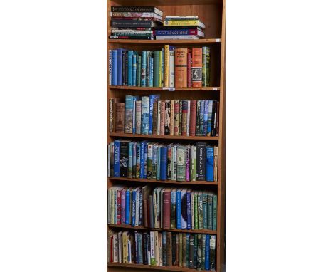 SIX SHELVES OF BOOKS, MISCELLANEOUS SHELF STOCK, TO INCLUDE BRITISH HISTORY, THE LAKE DISTRICT AND SCOTLAND Condition report