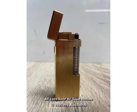 *DUNHILL ROLLAGAS GOLD BARLEY WITH SILVER ROLLER, SERVICED