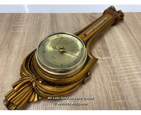 *BOSSONS RARE FRASER ART REGENCY BAROMETER 