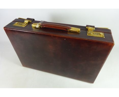 Clothing & Accessories - Vintage leather Swaine Adeney-Brigg of London briefcase lock (code 227)   Condition Report  Generall