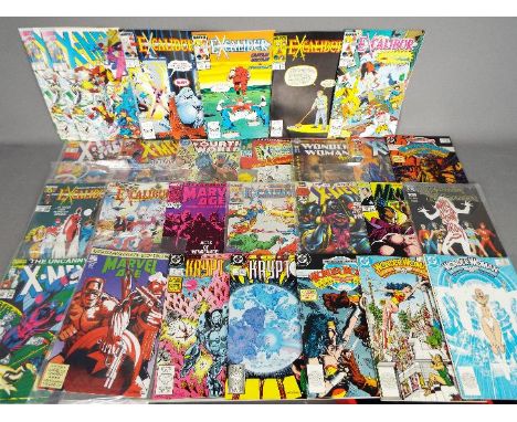 Marvel, DC Comics,  - A collection of approximately 27 modern age comics some of which are contained within in clear plastic 