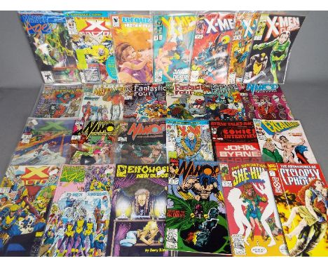 Marvel, DC Comics, Other - A collection of approximately 25 modern age comics some of which are contained within in clear pla