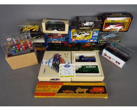 Dinky Toys, Matchbox, Corgi, Solido, Brumm - An eclectic collection of diecast vehicles. Lot includes Matchbox Superkings K14