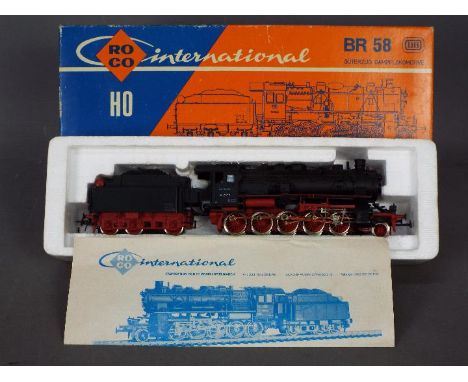 Roco - A boxed Rico #4112 BR58 HO gauge 2-10-0 steam locomotive and tender Op.No.582059 with instructions. Item appears to be