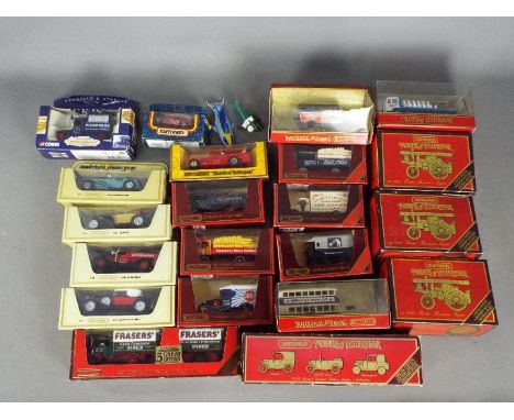 22 predominately boxed diecast vehicles majority being Matchbox Models of Yesteryear. Lot includes MOY Y19 Limited Edition 19