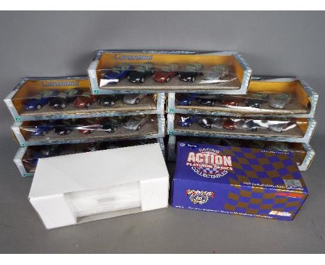 Cararama, Action Racing Collectables - Seven boxed Cararama 1:43 scale Jaguar XK8 Convertible Gift Sets, together with a boxe