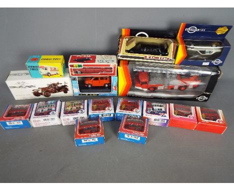 Gama, Conrad, Diapet, Jotus, Zil - An interesting assortment of boxed European and Japanese boxed diecast vehicles. Lot inclu