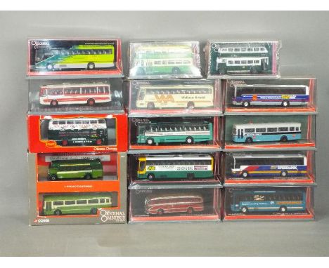 Corgi Original Omnibus - 14 boxed 1:76 scales diecast model buses from Corgi Original Omnibus. Lot includes OM45604 Limited E