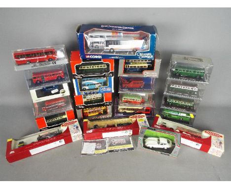 Lledo Trackside, Corgi Original Omnibus, Oxford Diecast, Other - Over 20 boxed diecast vehicles in various scales predominate