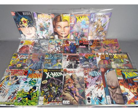 Marvel, DC Comics, Image  - A collection of approximately 25 modern age comics some of which are contained within in clear pl