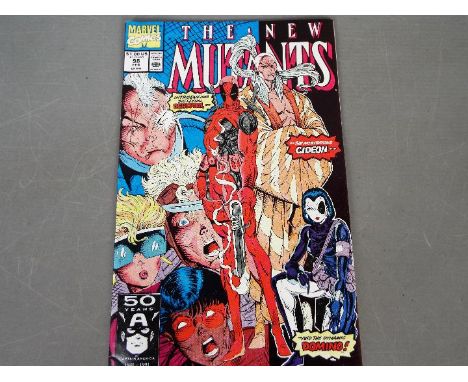 Marvel Comics - An issue of Marvels 'The New Mutants' #98 Feb91. The issue appears to be in Excellent condition and features 