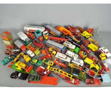 Dinky, Corgi, Matchbox - An unboxed collection of over 40 diecast vehicles. Lot includes Corgi Chitty Chitty Bang Bang; Corgi