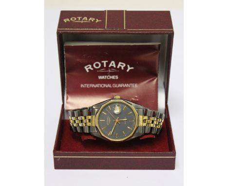 A Rotary stainless steel wristwatch