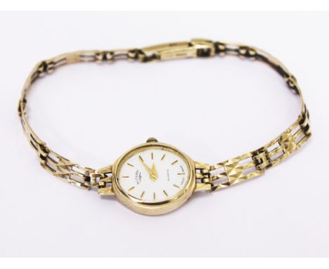 A ladies 9ct gold Rotary wristwatch, gross weight 11.3g