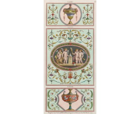 Konvolut: von 12 kolor. Bl.in versch. Techniken v. bzw. nach versch. Künstlern in versch. Formaten (bis Imp.Fol.), 18. u. 19.