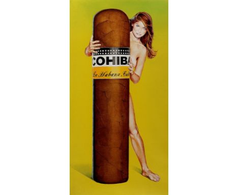 Ramos, Mel: (1935-2018) nach. Cohiba. - Lucky Strike. 2 Farboffsets bei teNeues, 2004. Blgr- 55 x 39,5 bzw. 53 x 45 cm. Hinte