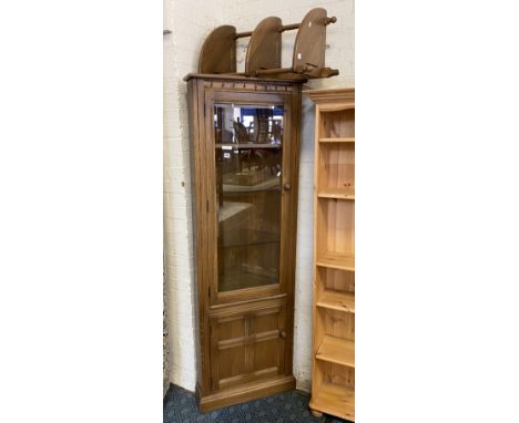 ERCOL CORNER CABINET &amp; ERCOL WALL RACK