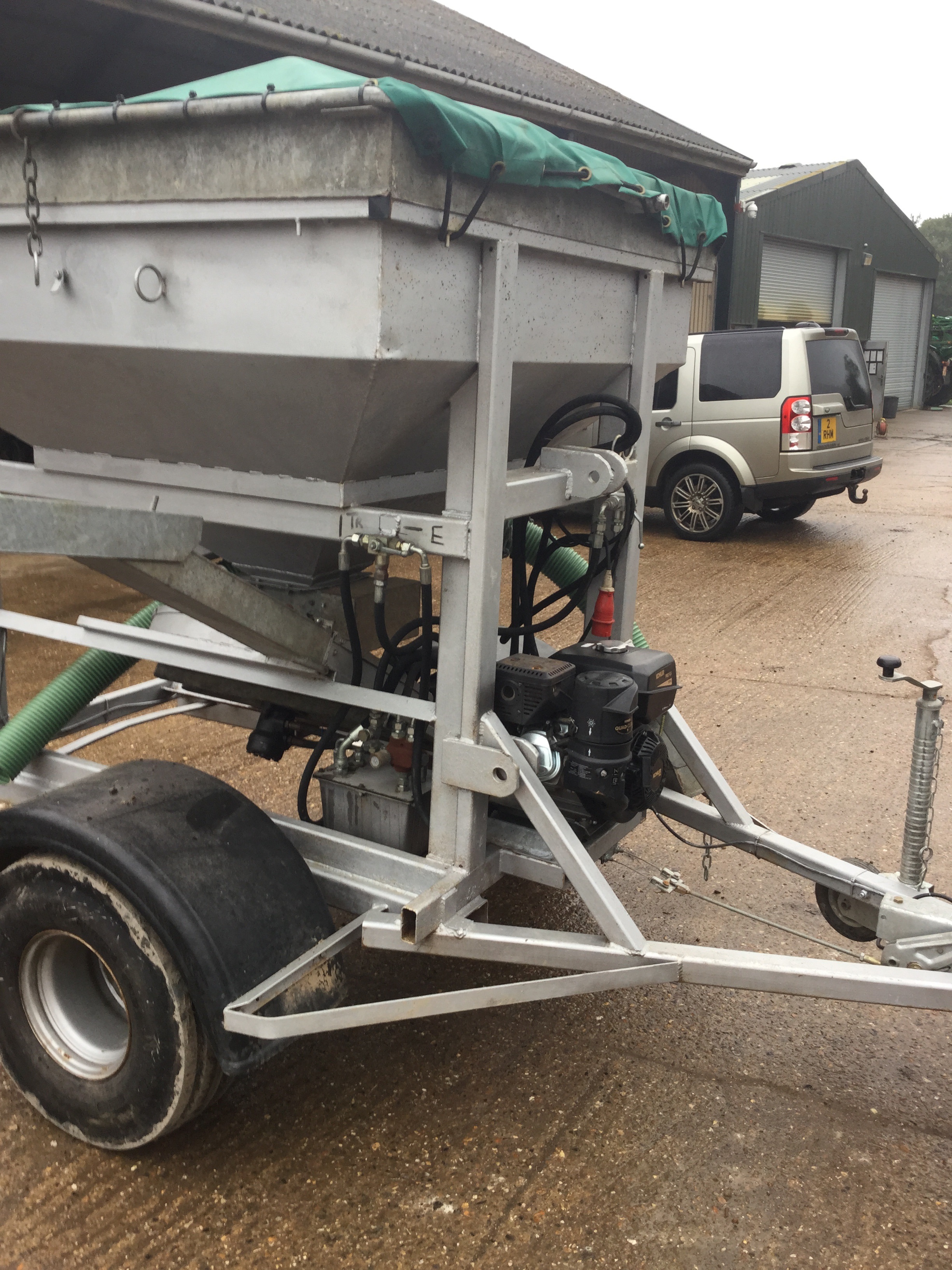 Peter Allen Rota Sheep Pig Feeder Towed By Quad 4x4 Or Mounted On