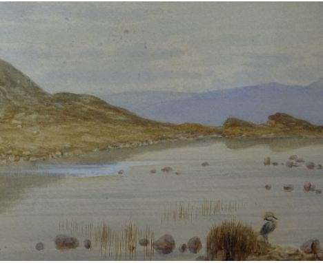 R Farren, a pair of 19th century watercolours, Scottish views, framed 