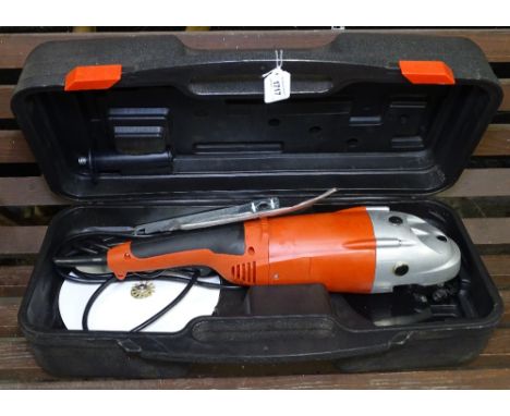 A new and boxed Powerbase Extreme 230mm angle grinder 
