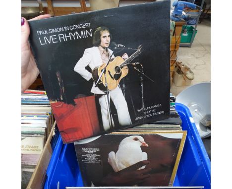 A box of Vintage LP records 