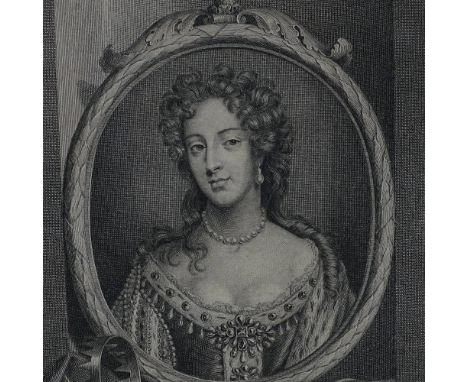 A group of 18th century portrait engravings, and 3 Italian Classical engravings, framed (11) 